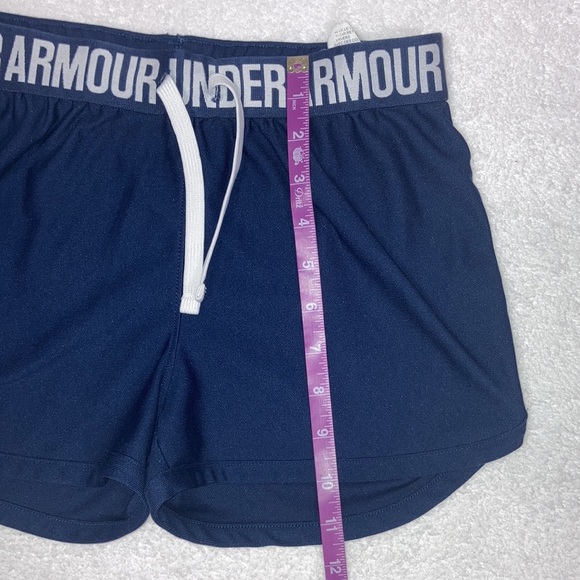 Underarmour ua play Americana athletic may blue shorts size ylg - Picture 2 of 7